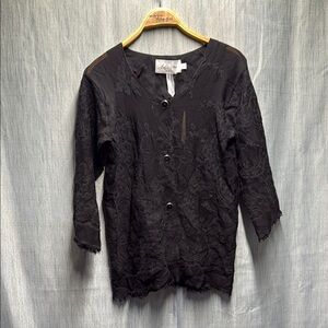 Katie May Button Down Shirt with Long Sleeves size small NWT